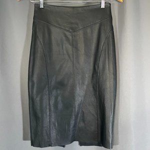 Express Faux Leather Skirt